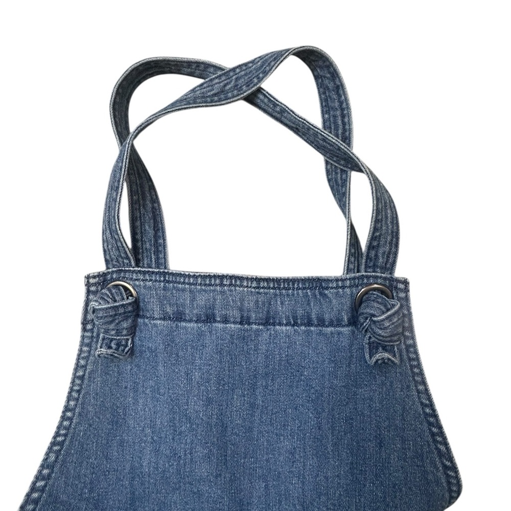 Maeve Anthropologie Wide-Leg Denim Overalls Size M - Picture 4 of 10
